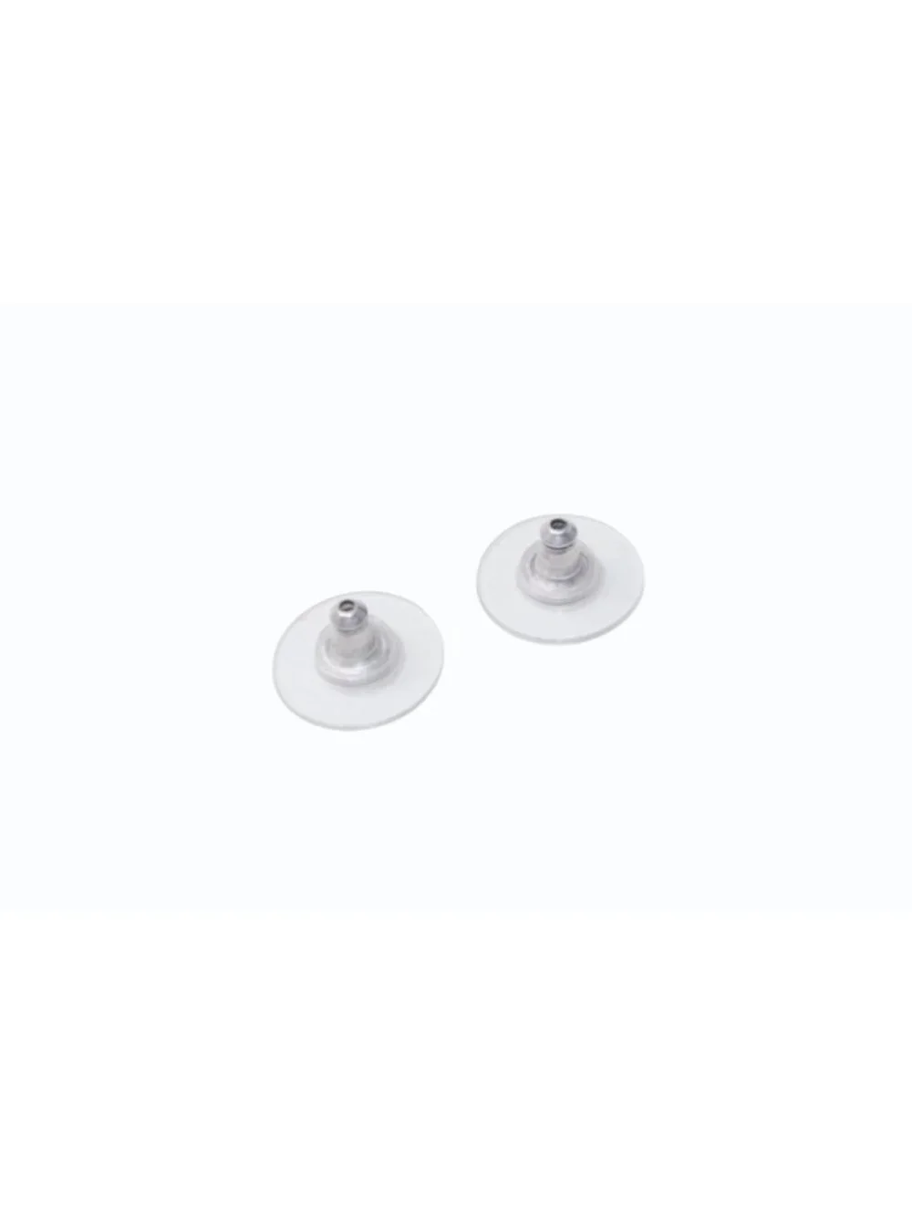 Chanel CC Logo Drop Earrings Metal Rhinestone Clear Silver